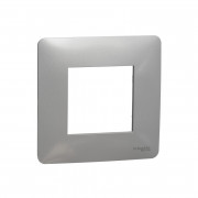 Рамка 1-постовая Schneider Electric Unica New Unica Studio термопластик алюминий NU200230