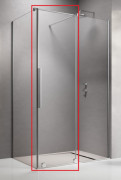 Створка душевой двери Radaway Furo KDJ 57.2х200 см раздвижная правая хром/прозрачное стекло 10104572-01-01R