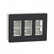 Блок открытого монтажа Schneider Electric Unica New Unica System+ 3х2 пластик антрацит NU123454