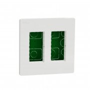 Блок скрытого монтажа Schneider Electric Unica New Unica System+ 2х2 пластик белый NU172418