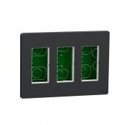 Блок прихованого монтажу Schneider Electric Unica New Unica System+ 3х2 пластик антрацит NU173454