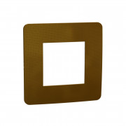 Рамка 1-постовая Schneider Electric Unica New Studio Color золото/антрацит NU280262