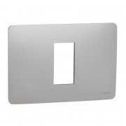 Рамка 1-модульна Schneider Electric Unica New Unica Studio термопластик алюміній NU210130