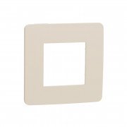 Рамка 1-постовая Schneider Electric Unica New Studio Color бежевый/бежевый NU280244