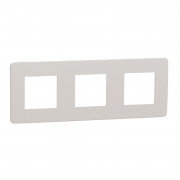 Рамка 3-постовая Schneider Electric Unica New Studio Color шампань/белый NU280624