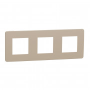 Рамка 3-постова Schneider Electric Unica New Studio Color пісочний/бежевий NU280627