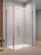 Душова бічна стінка Radaway Idea KDS 80×200 см прозоре скло 10117080-01-01