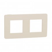 Рамка 2-постовая Schneider Electric Unica New Studio Color бежевый/бежевый NU280444