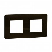 Рамка 2-постова Schneider Electric Unica New Studio Color бронза/білий NU280450
