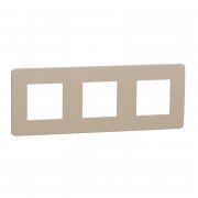 Рамка 3-постовая Schneider Electric Unica New Studio Color песочный/бежевый NU280627
