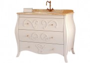 Тумба під раковину Marsan Arlette 900 МДФ білий Arlette900white
