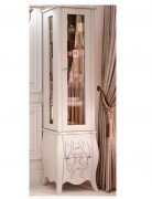 Пенал для ванної Marsan Bernarde 45х180 см МДФ білий/срібло Bernarde450silverk