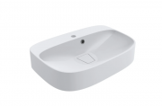 Раковина для ванной Miraggio Lifou накладная с отверстием под смеситель белый матовый 0000651