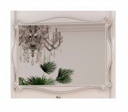 Зеркало для ванной Marsan Bernarde 88х118 белый/серебро Bernarde88х118silver