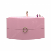 Тумба під раковину Marsan Beatrice 900 МДФ рожевий Beatrice900розовий