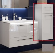 Пенал для ванной Marsan Felix 95x35x35 с корзиной МДФ бисмарк Felix1-95x35x35бисмарк