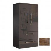 Пенал для ванной Marsan Felix 122х60х35 универсальный МДФ орех Felix122х60x35орех