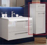 Пенал для ванной Marsan Felix 95x35x35 с корзиной МДФ орех Felix1-95x35x35орех