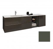 Тумба під раковину Marsan Chester 1600 МДФ базальт Chester9-1600basalt