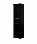 Пенал для ванной Marsan Kassandre 40х160 см МДФ черный Kassandre40х160black