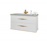 Тумба под раковину Marsan Kassandre 700 МДФ белый Kassandre700white