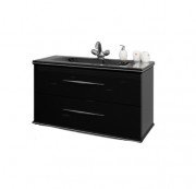 Тумба під раковину Marsan Kassandre 900 МДФ чорний Kassandre900black