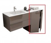 Тумба під пральну машину Marsan Chester 710 МДФ меланж Chester710melange