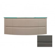 Тумба під раковину Marsan Madeleine-2 1400 МДФ графі Madeleine2-1400graphite