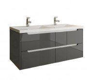 Тумба під раковину Marsan Louise 1200 МДФ графіт Louise1200graphite