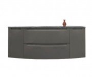 Тумба під раковину Marsan Madeleine-2 1400 МДФ графіт Madeleine1-1400graphite