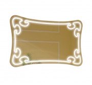 Зеркало для ванной Marsan Malvine 73х115 см с LED подсветкой Malvine73х115