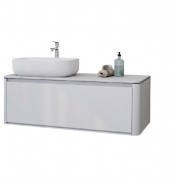 Тумба під раковину Marsan Marshall 1100 МДФ білий Marshall3-1100white