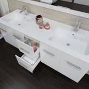 Тумба під раковину Marsan Gabrielle-2 1500 МДФ білий Gabrielle-21500белий