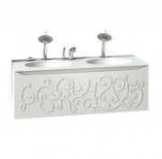 Тумба под раковину Marsan Marsel 1500 МДФ белый Marsel1500white