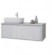 Тумба під раковину Marsan Marshall 1100 МДФ білий Marshall3-1100white