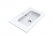 Раковина для ванної Miraggio Della 700 врізна з отвором під змішувач білий матовий 0000179