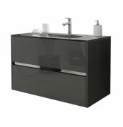 Тумба під раковину Marsan Justin 900 МДФ графіт Justin900графит