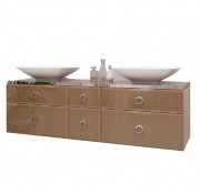 Тумба під раковину Marsan Michele 1600 МДФ капучино Michele1600cappuccino