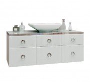 Тумба під раковину Marsan Michele 1200 МДФ білий Michele1200white