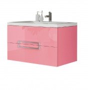 Тумба під раковину Marsan Monique 600 МДФ рожевий Monique600pink