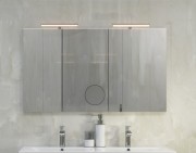 Дзеркало для ванної Marsan Modeste 70х120 см зі світильником і косметичним дзеркалом Modeste70х120