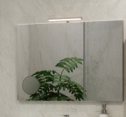 Дзеркало для ванної Marsan Modeste 70х80 см зі світильником і косметичним дзеркалом Modeste70х80