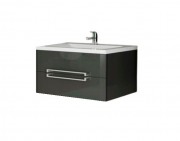 Тумба под раковину Marsan Monique 1000 МДФ графит Monique1000graphite