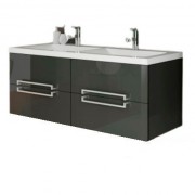 Тумба під раковину Marsan Monique 1200 МДФ графіт Monique1200graphite