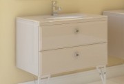 Тумба под раковину Marsan Shantal 750 МДФ капучино глянец SHANTAL750капучино