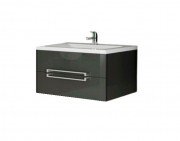 Тумба под раковину Marsan Monique 1000 МДФ графит Monique1000graphite