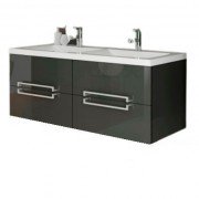 Тумба під раковину Marsan Monique 1200 МДФ графіт Monique1200graphite