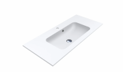 Раковина для ванної Miraggio Della 1000 врізна з отвором під змішувач білий матовий 0000167