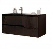 Тумба під раковину Marsan Nikolet 1200 МДФ графіт Nikolet3-1200graphite