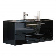 Тумба під раковину Marsan Oscar 600x475 МДФ чорний Oscar600x475черный